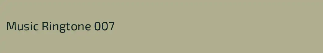 Music Ringtone 007